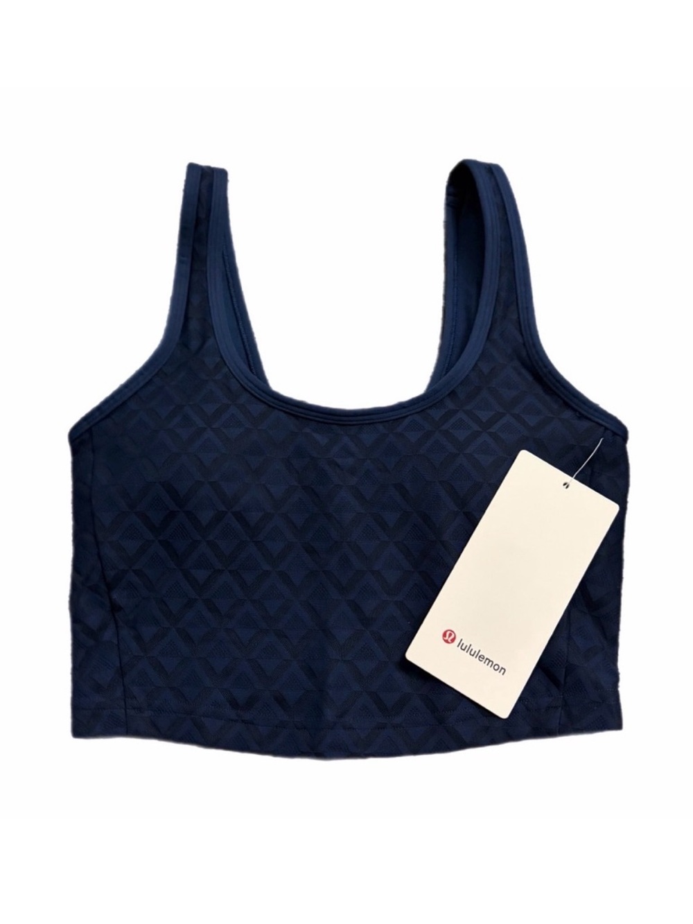 NWT Lululemon Textured Mesh Tennis Tank Top (Club Blue) Size XS